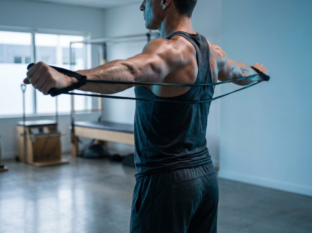 Hipertrofia de Ombros no Pilates: Guia para Professores 2026