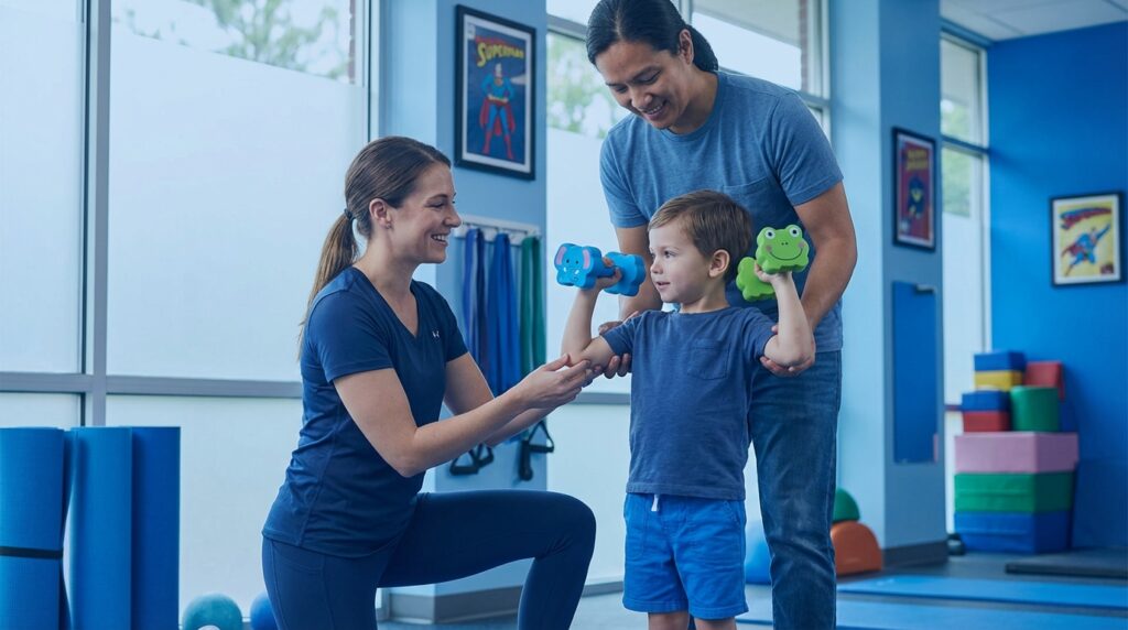 Treino de Bíceps para Crianças com Autismo: Guia Prático 2026