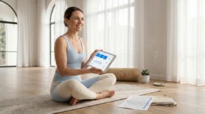 App vs Planilha de Treinos para Instrutora de Yoga