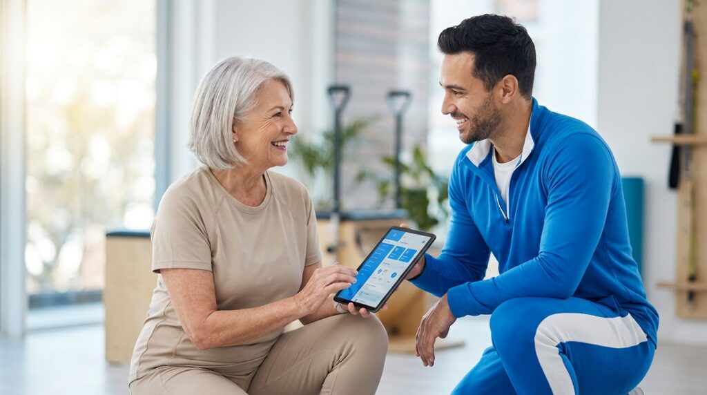 App para personal trainer na terceira idade: adeus, planilha de treinos