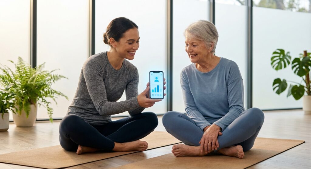 App vs Planilha de Treinos para Yoga na Terceira Idade: Qual Transforma Seu Atendimento?
