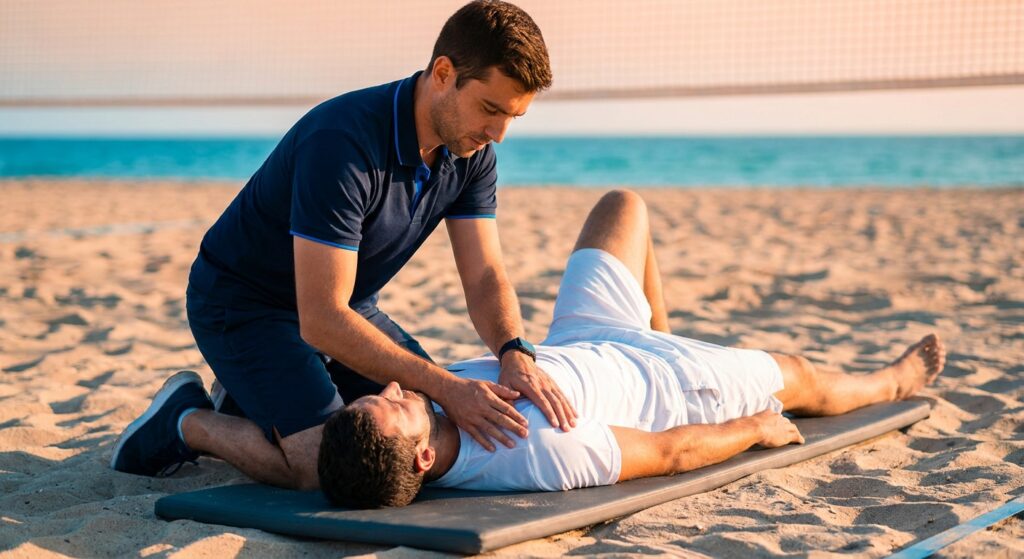 Lesões no Beach Tennis: Prevenção e Recuperação na Areia