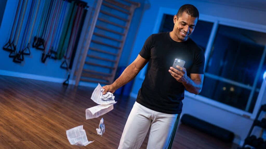 App vs Planilha de Treinos: Instrutor de Capoeira