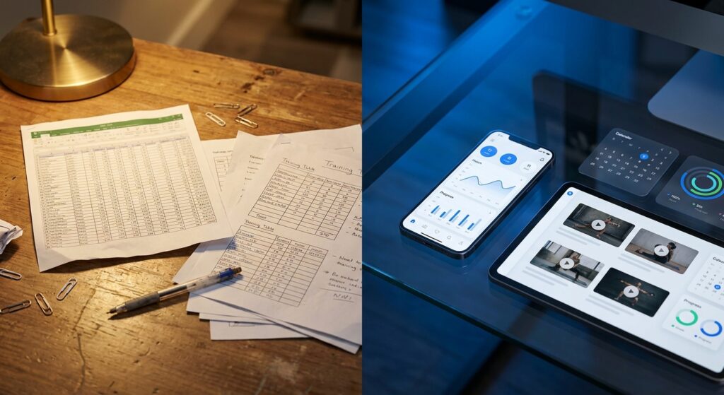 App vs Planilha para Personal Trainer: Qual a Melhor?