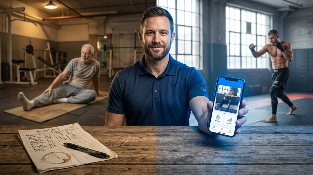 App vs Planilha de Treinos para Personal Trainer de MMA