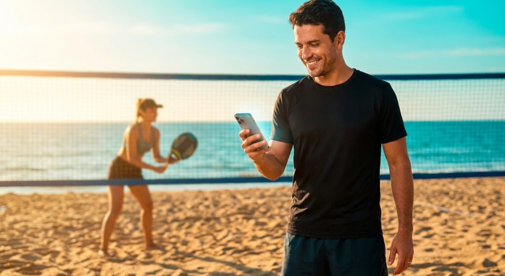 App para personal trainer de Beach Tennis pós-Covid